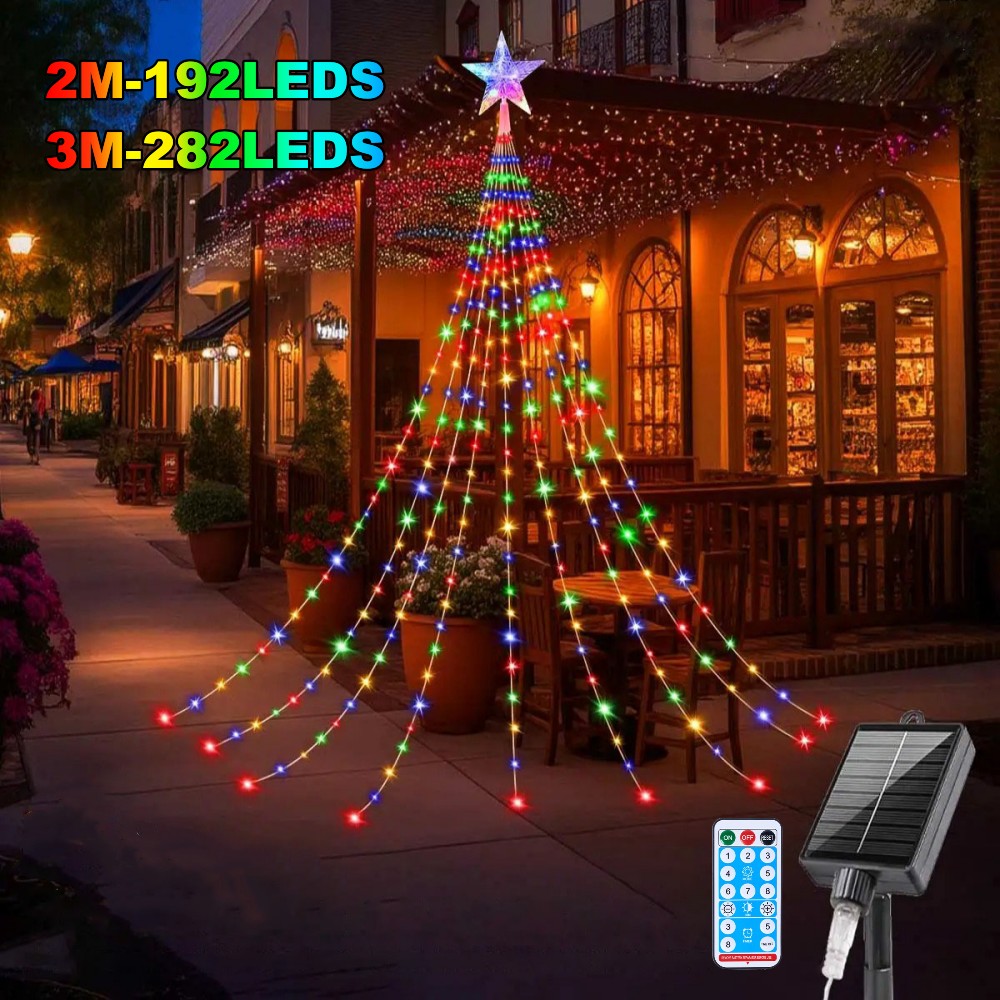 Christmas Lights Outdoor - Christmas Decoration Solar String Lights 2/3M