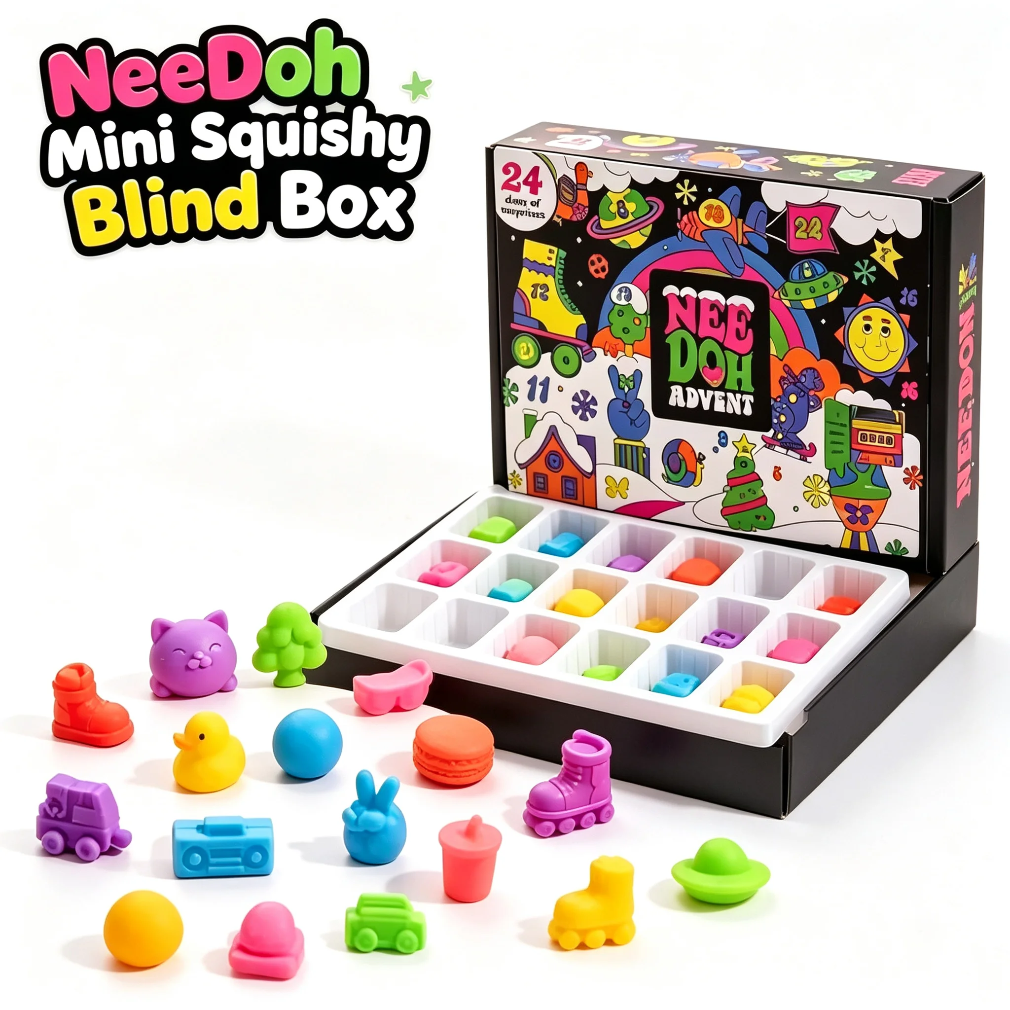 2026 Nee Doh Christmas 13/24Da - Advent Calendar Gift recension och pris