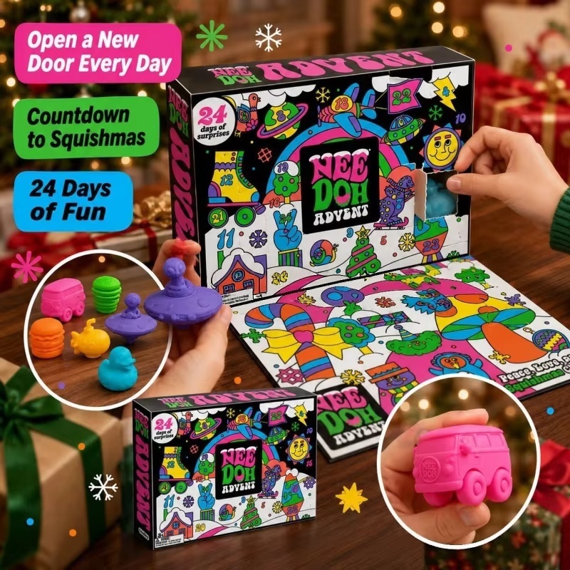 2026 NeeDoh Advent Calendar 3D - Advent Calendar Gift recension och pris