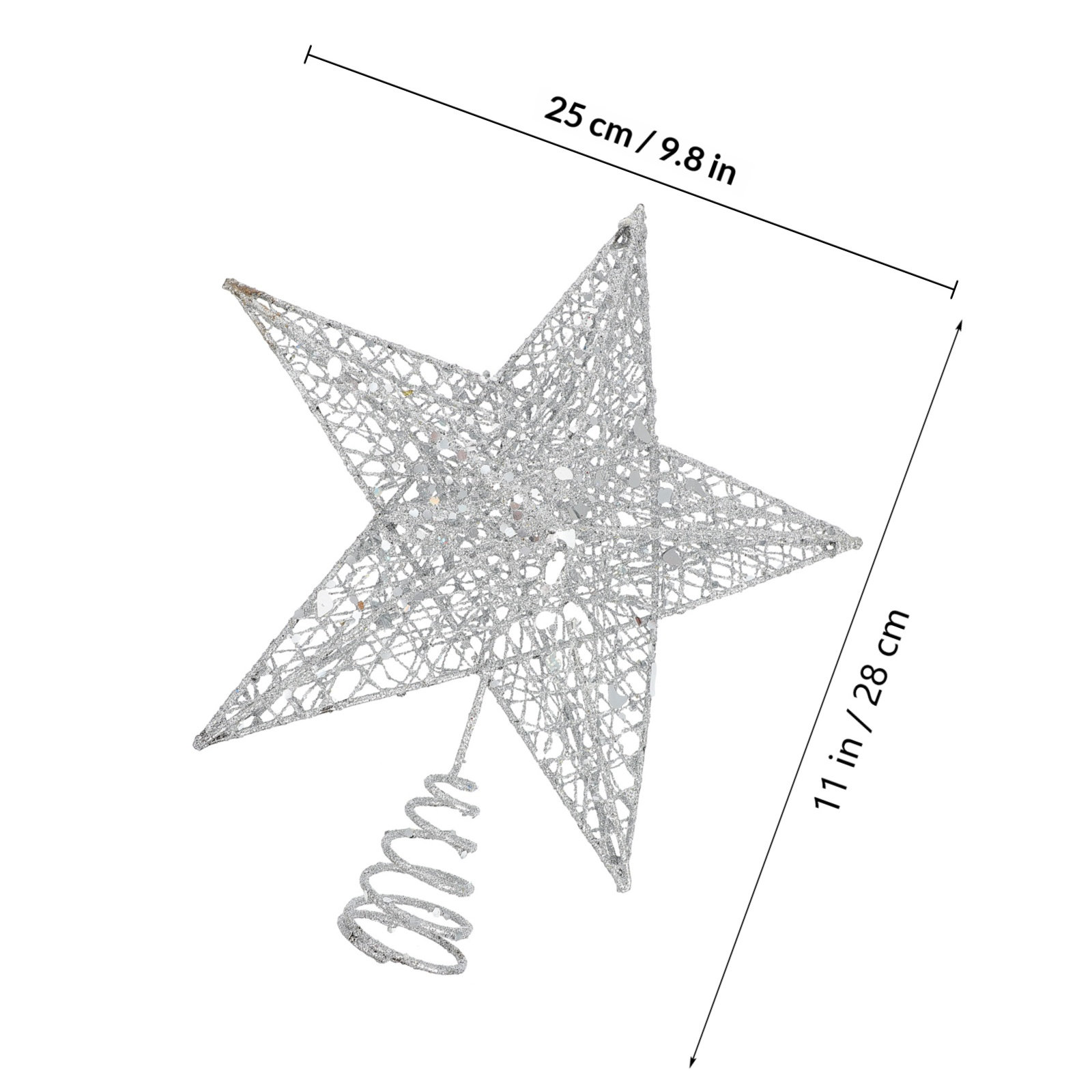 1Set Star Christmas Tree Toppe - Star Tree Topper recension och pris