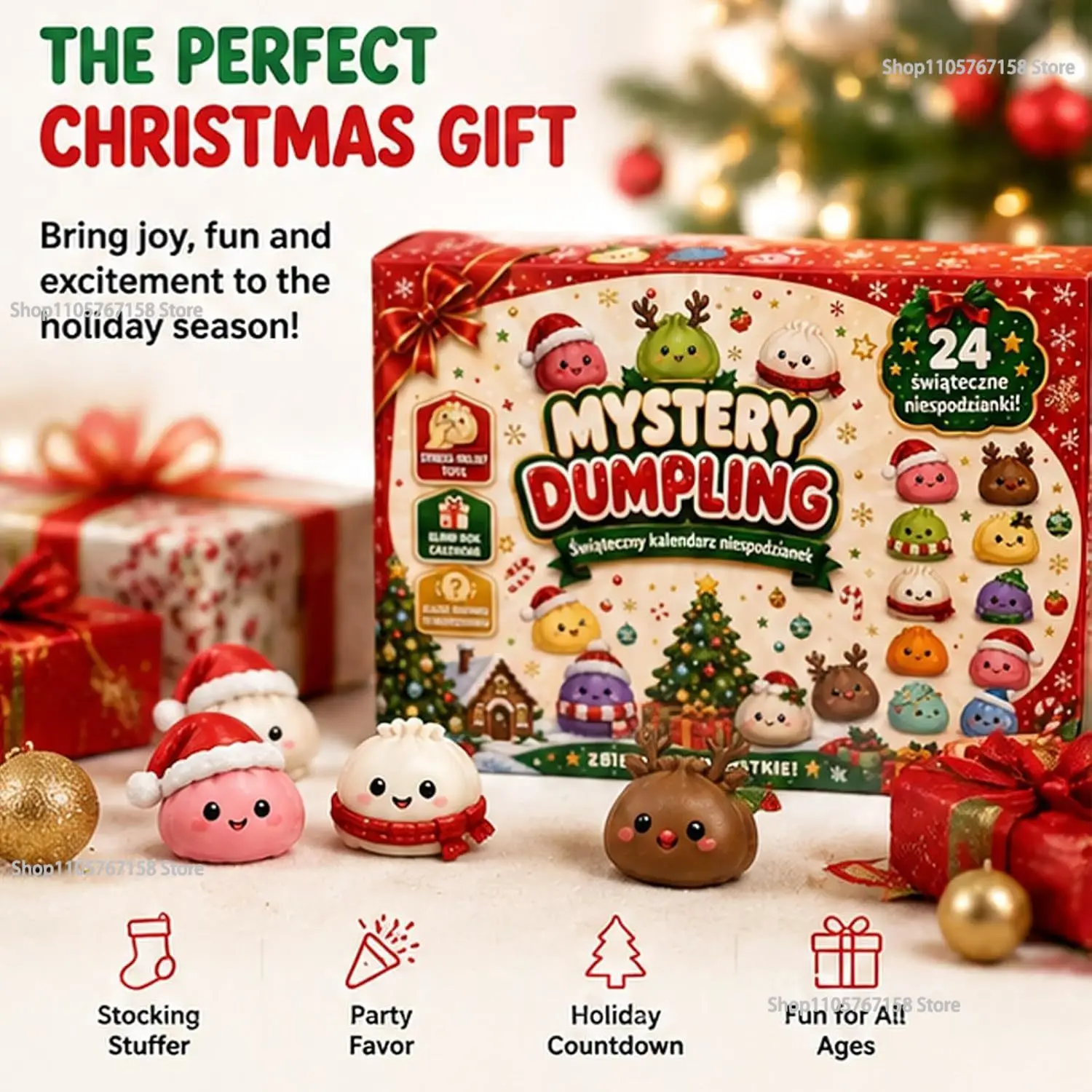Christmas Squishy Advent Calen - Advent Calendar Gift recension och pris