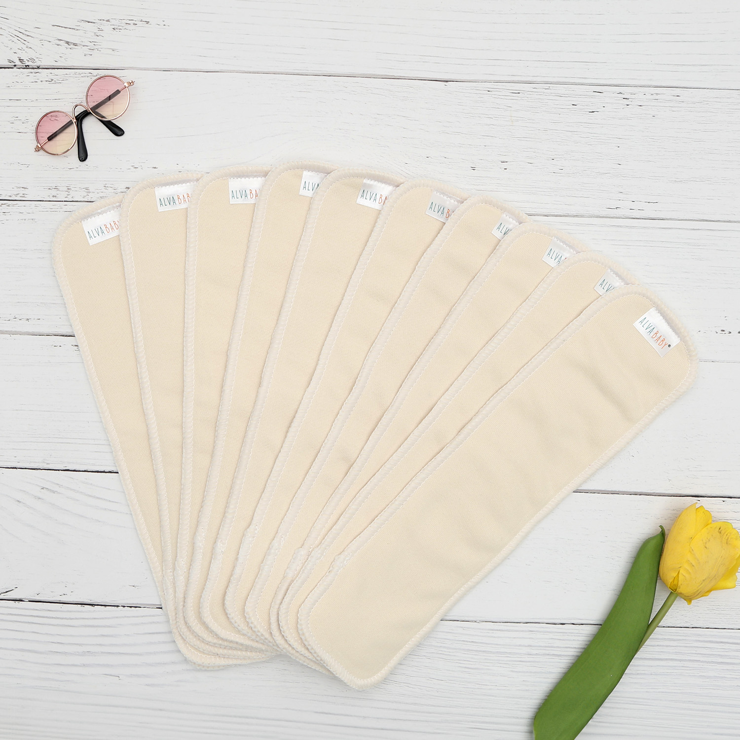 10pcs ALVABABY Newborn Hemp In - Pampers Diaper Premium Care recension och pris
