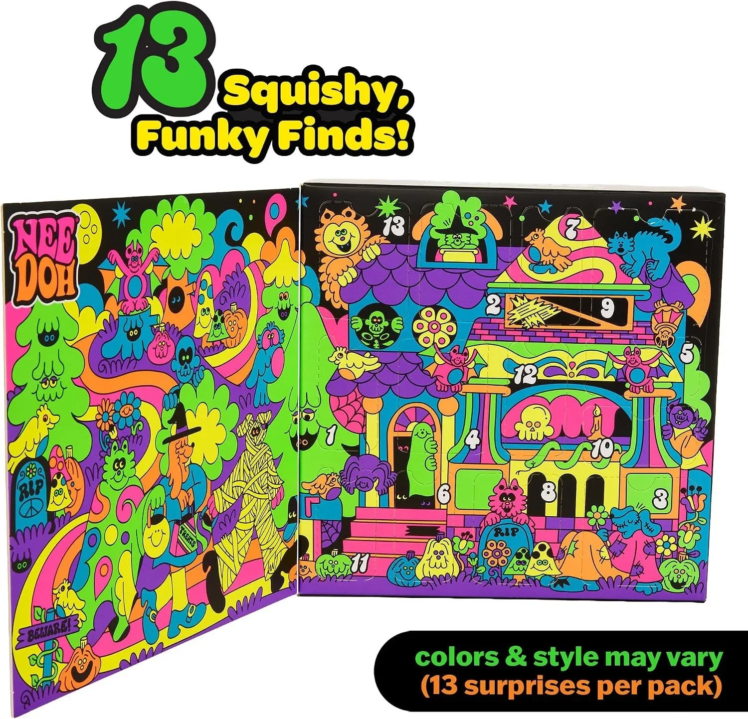 Needoh New Funky Frights Hallo - Advent Calendar Gift recension och pris